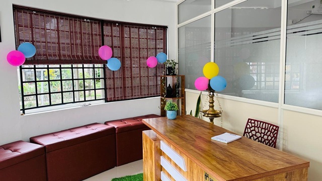 Patient Waiting Room at Dr. Gopika's Dental Care in Peyad
