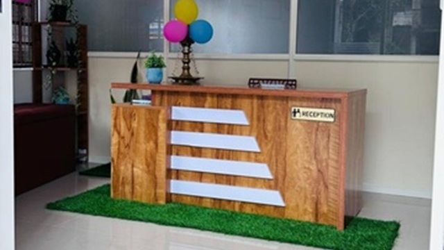 Reception at Dr. Gopika's Dental Care in Peyad